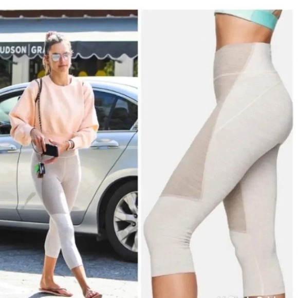 Outdoor Voices TechSweat Two-Tone Kneecap Leggings - Picture 1 of 9